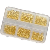 6 Grids 150-200PCS Gold Silver Metal Starburst Nail Art Star Charms Starlight Accessories For Nails Decoration Manicure Supplies