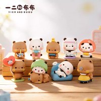 YIER AND BUBU Busy Being Cute Series Blind Box Anime Figure Doll Trendy Merchandise Desktop Ornament Cute Toy Gift Surprise Bag