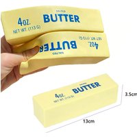 Butter Stick Squishy Toy Slow Rising Squeeze Toy Butter Bar Brick Squishy Fidget Toy Games Festivals and Christmas Gifts