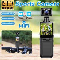 WiFi Mini Camera 4K HD Portable Digital Video Recorder Small BodyCam Night Vision Sport Bike DV Camcorder Wearable Miniature Cam
