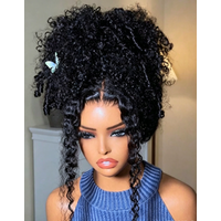 Smilegirl Perruque sans colle 360 Full HD à densité 230% avec bande invisible, ondulations profondes, 32 pouces, perruque frontale en cheveux humains, prête à porter pour usage quotidien et fêtes