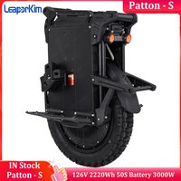 Original LeaperKim Veteran Patton S 126V 2220Wh 50S Battery 3000W Motor 66LBS Mid-Mounted Suspension Official Electric Unicycle