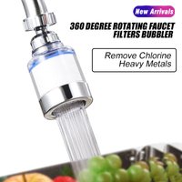 360 Degree Rotating Faucet Filters Bubbler Remove Chlorine Heavy Metals for Household Kitchen Bathroom Faucet Filter Purifier