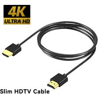 Ultra Thin HDTV Cable 4K 60Hz High Speed Slim HDTV 2.0 OD 3.2mm Audio Video Cable 1m 1.5m 2m 3m 5m for HDTV Laptop Projector