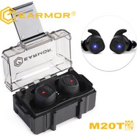 NEUER EARMOR M20T PRO Verbesserter Elektronischer Gehörschutz für Schießsport, NRR 30dB, Geräuschunterdrückung & Schallverstärkung für die Jagd