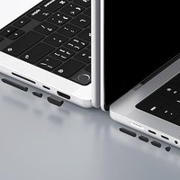 Soft Silicone Anti Dust Plug Kit for MacBook Air Pro All Models USB C Interface Dustproof Protective Cover Laptop Accessories