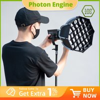 Ambitful PS22 PS30 22 cm 30 cm Quick Release Achteckige Softbox Mini Bowens Halterung für Yongnuo YN150 Nanlite Forza 60 Flash