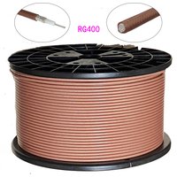 RG400 Double Shielded RF Coaxial Cable Connector 50ohm Wire Cables Adapter Connector Extension Cable 1M~50M