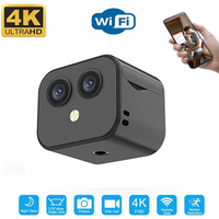4K Mini Camera Wireless WiFi IP Camera Outdoor Cameras 4K Night Vision Smart Home Sports Monitor Built-in Battery