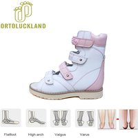 2025 Children Girls High Top Sandals Orthopedic Shoes For Kids Summer Clubfoot Flat Feet With Ankle Support 2-6 Year