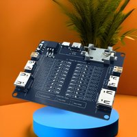NEW HDMI Test Board HDMI Data Cable Tester + LED Indicator Port A/B Standard Mini Micro HDMI Type Wire Checker with Acrylic Case