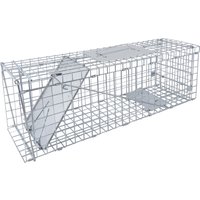 Large Humane Rat Trap Cage Catcher Reusable Rodent Trap Indoor Outdoor Garden Kitchen Use Galvanised Mesh Live Animal Mouse Trap