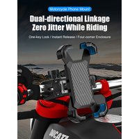 AliExpress NONE ABS Bike Phone Holder for Motorcycle,360° Shockproof Handlebar Mount Universal for iPhone 15 Pro/Samsung S24 4-7