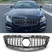 Front Bumper Grills for Mercedes-Benz Cls-class W218 modified GT model Racing Grille 2012 2013 2014 Grill Star Diamond Car