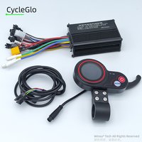 AliExpress NONE 36V 48V 500W 20A E-Scooter Brushless Motor Universal Controller TF-100 TF100 LCD Throttle Kit for Kugoo M4 Electric Scooter