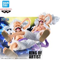 In stock Bandai One Piece KING OF ARTIST Gear 5 Monkey D Luffy BANPRESTO Ornaments gift