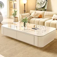 Cute Coffee Table Clear Simple Designer Modern Luxury Decoration Side Table Writing Mesas Bajas Living Room Furniture
