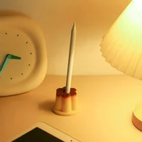 1PC Creative Pudding Pen Holder Cute Pudding Pen Container Birthday Gift Creative Desktop Small Ornament