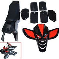 Mini ATV Plastic Cover Full Kit Fender Fairings With Fuel Tank Seat For 47CC 49CC Kids Quad Bike Mini ATV Kid 4x4 Wheeler