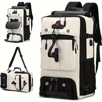 Geeignet für Outdoor-Wandern Und Camping – Eine Vielseitige Drei-in-Eins-Tragetasche. Ein geräumiger Reiserucksack Mit Schuhfach