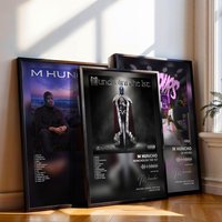 M Huncho Poster Music Album Cover For Room Canvas Painting Print Art Home Wall Decor Picture Gift
