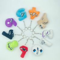 Numbers Lore Keychain Figure Toys Cute ONE TWO Alphabet Number Ornament Bag Pendant Cosplay Props Toys Key Chain Keyring