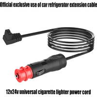 For Alpicool Car Refrigerator 220v Power Cord Charging Cable Accessories Car Cord Home Adapter 12V 24V Plug Cord Straight Head