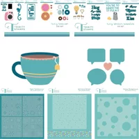 Tiny Donut Dipper Grate Metal Cutting Frame Dies and Stencil 2026 New Templates DIY Scrap booking Paper Making Crafts Cuts