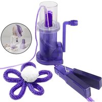 Portable Creative Knitting Machine Hand-Knitted Craft Bracelet Weave Tool Embellish Hand Knit Loom Spool Knitter for DIY Jewelry