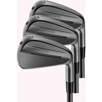 2025 New CNC Black Golf Irons Set 7 Pcs 456789P Golf Clubs Steel/Graphite Shaft R/S Flex Free Shipping