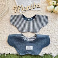Newborn Baby Cotton Bibs Floral Pastoral Style Boys Girls Burp Bandana Scarf Saliva Towel - Unisex Baby Clothing Accessory