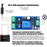YX850 Power Failure Automatic Switching Standby Battery Lithium Battery Module DC 5V-48V Universal Emergency Converter Module