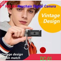 HOLGA DC-01 Keychain Digital Camera 1920x1080 30fps TFT LED Screen Retro Design Mini Camcorder for Daily Life Capture & Video