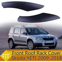 Front Roof Rack Cover Roof Luggage Bar Rail End Shell Plasitc Cover Replacement For Skoda Yeti SUV 2009-2018