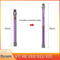 Scalable extension tube, flexible gap tool, dryer ventilation cleaner kit for Dyson V7 V8 V10 V11 V15 vacuum cleaner wand