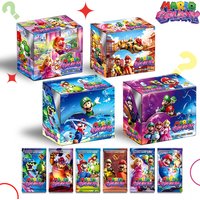 New 36pcs Mario Bros Game Cards Super Mario Trading Card Collection Action Figure English Booster Pack Battle Toy Gift