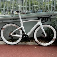 Brand New Dogma F Series Carbon Fiber Road Bike Frame, Carbon Fiber Frame, Road Bike Frame, T1000 Carbon Fiber Custom-Made, Includes Free Handlebars, Supports 700C Wheelset