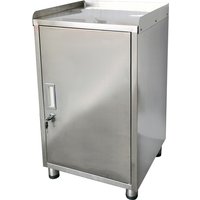 Edelstahl-Gasflaschenschrank, Herd, Schrank, Küchenregal, Teeschrank, Eimer, eintüriger Spind