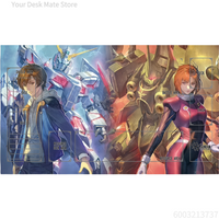 Anime Gundam Battle Character TCG Playmat Large Trading Card Game Desk Mouse Pad Mat