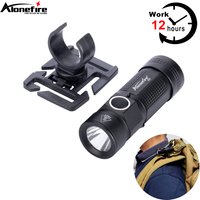 360-Grad-U-Ring-Clip, XPG-LED, tragbare Mini-Taschenlampe, 12 Stunden Arbeit, Outdoor, Rucksack, Hut, Tasche, Wandern, Taschenlampe, C123A-Batterie