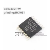 10pcs/lot 74HC4051PW 74HC4051 Silk screen printing HC4051 TSSOP-16 package 8-channel analog multiplexer Logic chip