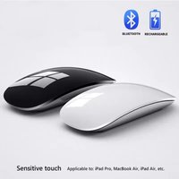 Magiczna mysz bezprzewodowa z dwoma trybami pracy, Bluetooth, dotykowa, cienka, ładowalna, ergonomiczna, do Macbook Air Pro, PC, laptopa, komputera, notebooka 2026