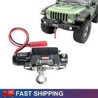 Simulation Metal Winch for 1/14 MJX H12 MN Model WPL LC80 RC Crawler Upgrade Part