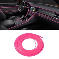 5M Car Interior Moulding Trim Strip Door Gap Edge Moulding Trim Universal Decorative Line Auto Accessorie Molding Line Trims