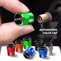 For Nissan 4Pcs Car Wheel Tire Valve Cap Protection Cover Auto Accessories Navara Almera Sentra Rogue Pathfinder Sylphy Leaf
