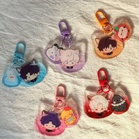 New Love and Deepspace Keychain Xavier Zayne Rafayel Sylus Cartoon Acrylic Pendant Chain Bag Decoration Pendant