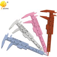 New Mini Plastic Vernier Caliper, 0-80mm Measuring Jewelry Measuring Tool, Students Caliper, Small Gifts