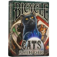 Bicycle Lisa Parker Cats Playing Cards Card Games USPCC Collectible Poker Deck Card Magic Magia Magie Magicians Prop Accessory