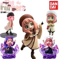 2026 New Anime Spy X Family CODE:White 14cm Toy PVC Anya Winter Clothing Detective Image Desktop Decorations Cute Gift for Kids