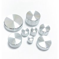 High-end Aluminum Alloy Potentiometer Knob Cap Encoder Volume Control Audio Knob for 6mm Shaft Hole Knob ( Knurled Shaft Dia.)